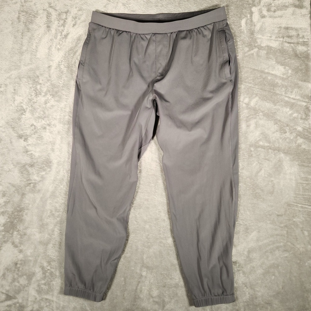 Mondetta Outdoor Project Jogger Mens XL Gray Stretch Zipper Ankle EUC